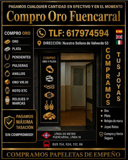 Foto 1 de Compro oro Fuencarral, Madrid